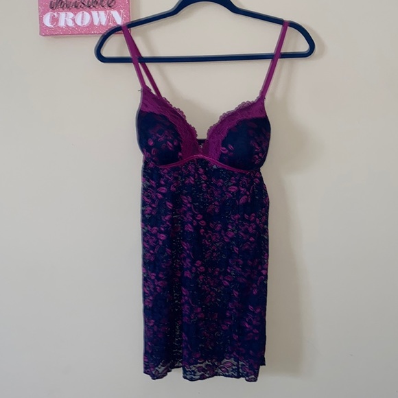 Girl Next Door Babydoll & Crotchless Panty Lilac L-xl main image 0